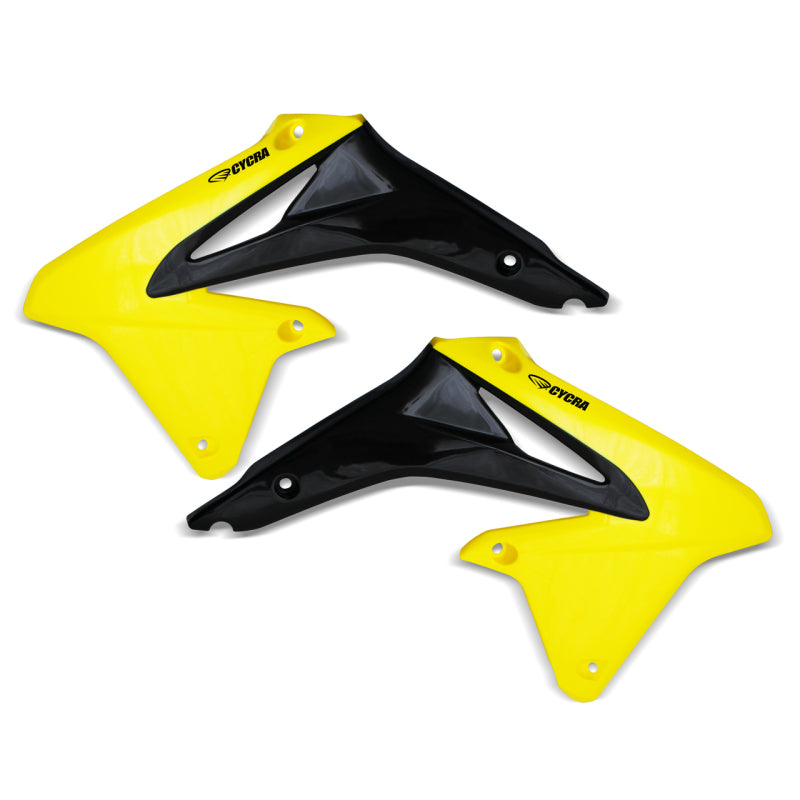 CYC Radiator Shroud - Cycra 10-18 Suzuki RMZ 250-450 Powerflow Radiator Shroud - Yellow