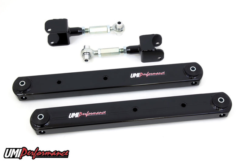 UMI Control Arm Kits - UMI Performance 78-88 GM G-Body Rear Control Arm Kit Fully Boxed Lowers Adjustable Uppers