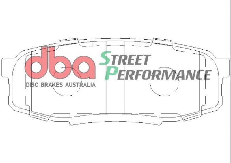 DBA SP Performance Brake Pads - DBA 08-19 Lexus LX570 SP Performance Rear Brake Pads