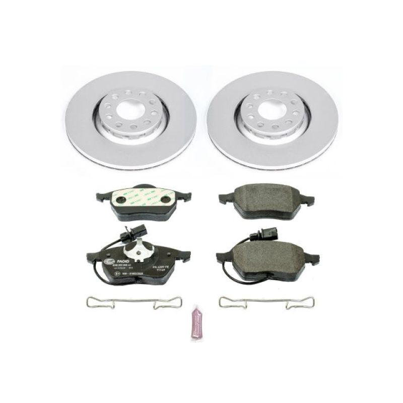 PSB Euro-Stop Kit - Power Stop 02-05 Audi A4 Front Euro-Stop Brake Kit