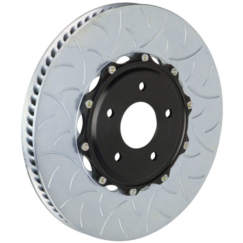 BRB 2 Piece Rotors - Brembo 00-04 996 GT3 Cup Front 2-Piece Discs 350x34 2pc Rotor Slotted Type-3