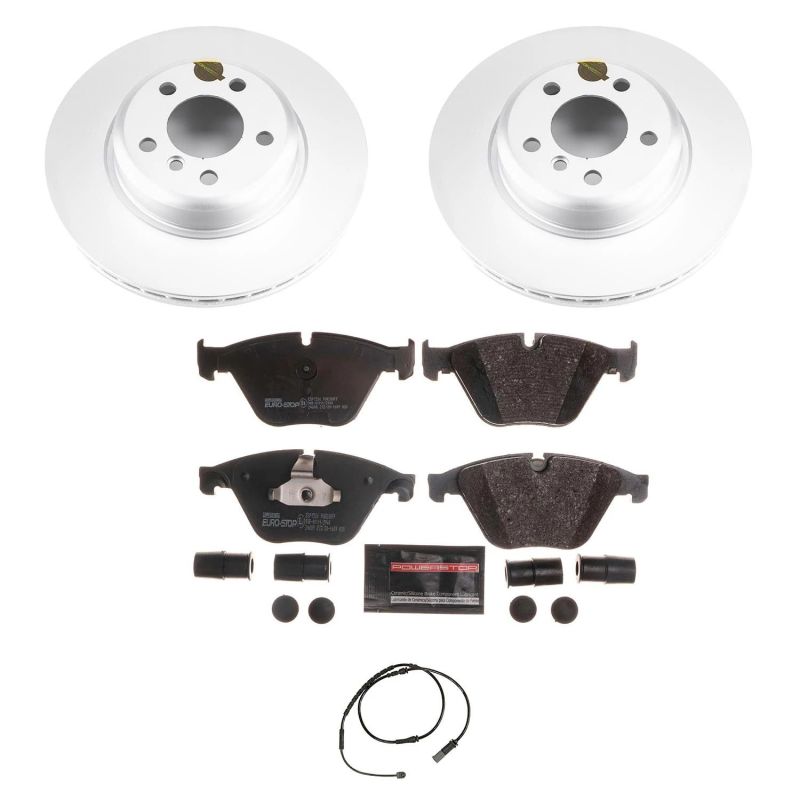 PSB Euro-Stop Kit - Power Stop 14-16 BMW 528i Front Euro-Stop Brake Kit