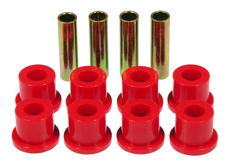 PRO Spring/Shackle Bush- Red - Prothane 68-72 Ford Truck 2wd Rear Frame Shackle Bushings - Red