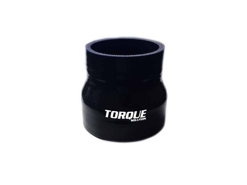 TQS Silicone Couplers - Black - Torque Solution Transition Silicone Coupler: 2 inch to 3 inch Black Universal