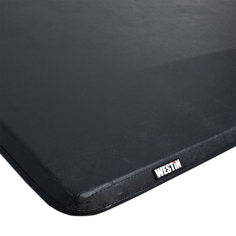 WES Soft Tri-Fold Tonneau Covers - Westin 19-24 Chevrolet Silverado/GMC Sierra 1500 5ft. 10in. Bed Soft Tri-Fold Tonneau Cover - Black