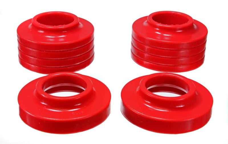 ES Spring Isolators - Red - Energy Suspension Jeep Spring Isolators - Red