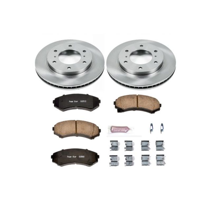 PSB Autospecialty Kit - Power Stop 01-06 Mitsubishi Montero Front Autospecialty Brake Kit