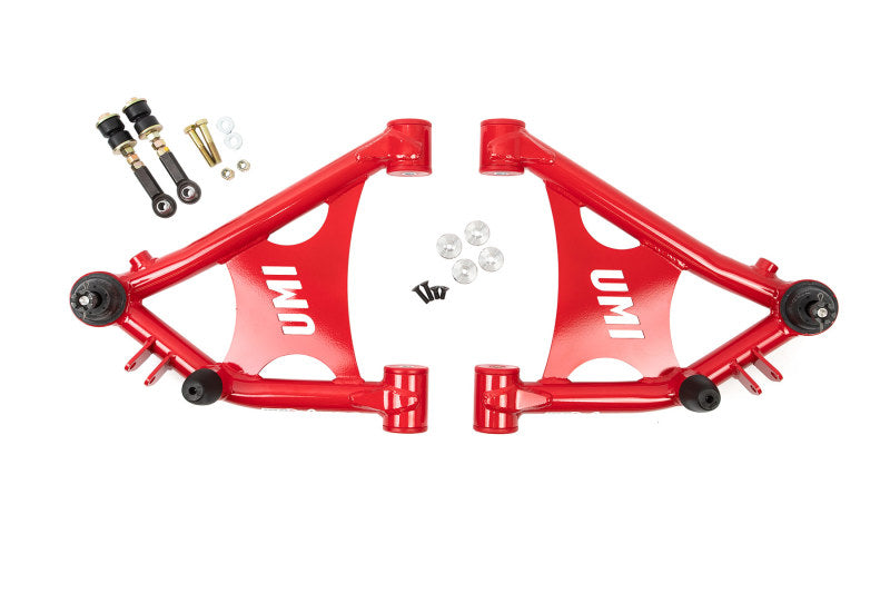 UMI Lower Control Arms - UMI Performance 82-92 GM F-Body Front Lower A-arms Polyurethane Coilover Specific