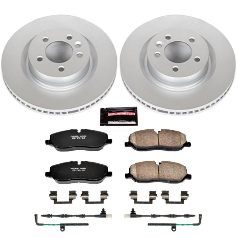 PSB Z23 Evolution Coated Kit - Power Stop 05-09 Land Rover LR3 Front Z23 Evolution Sport Coated Brake Kit