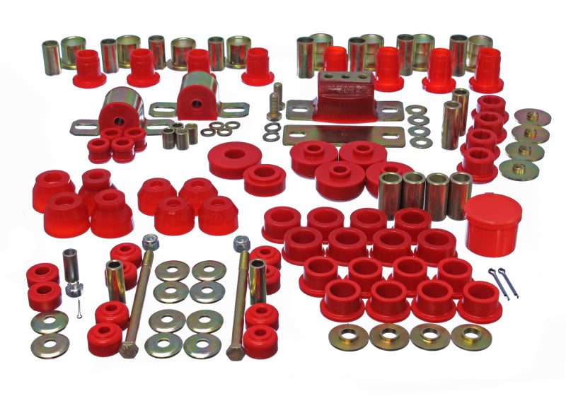 ES Hyper-Flex Sets - Red - Energy Suspension 63-82 Chevrolet Corvette Red Hyper-flex Master Bushing Set