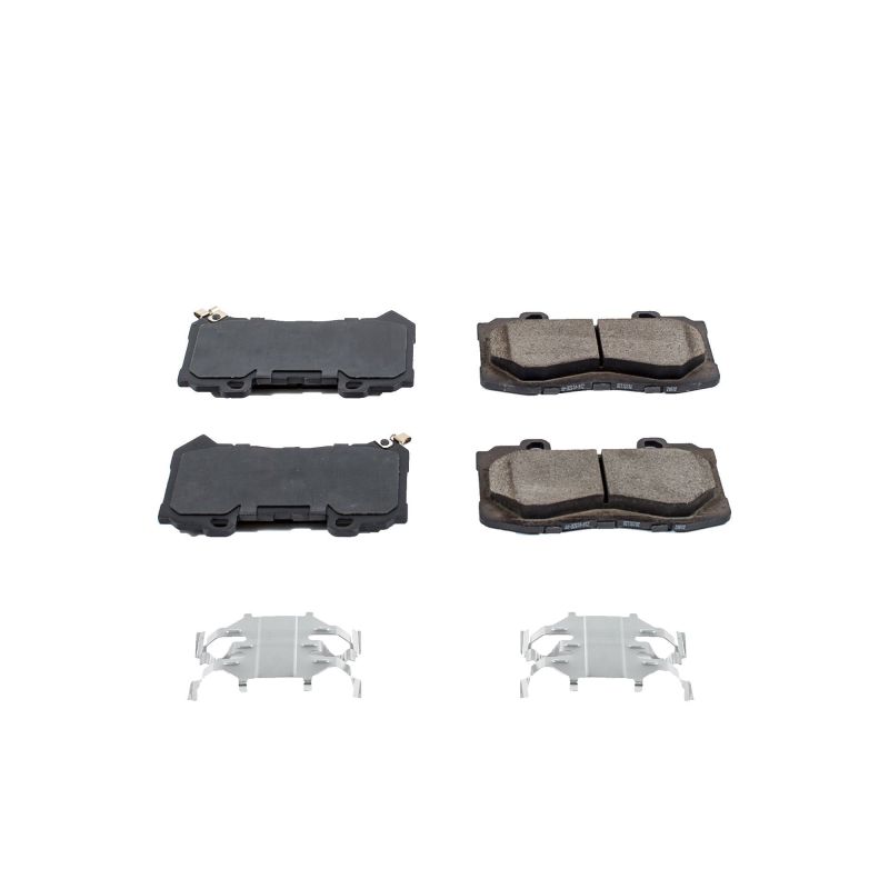 PSB Z17 Evolution Brake Pads - Power Stop 15-19 Chevrolet Colorado Front Z17 Evolution Ceramic Brake Pads w/Hardware