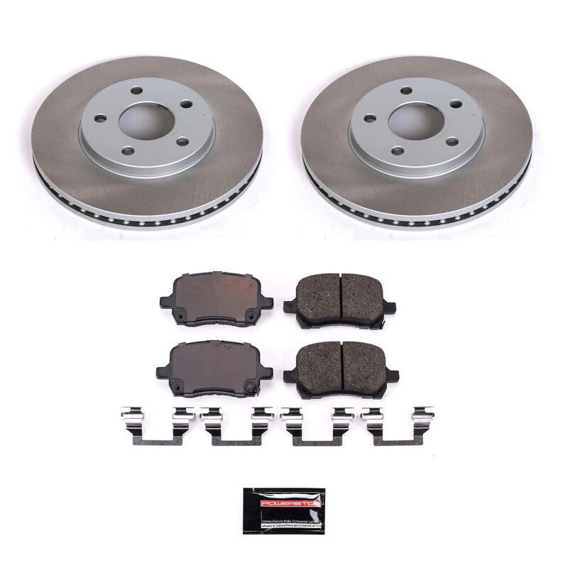PSB Semi-Coated Rotor Kits - Power Stop 08-11 Chevrolet HHR Front Semi-Coated Rotor Kit