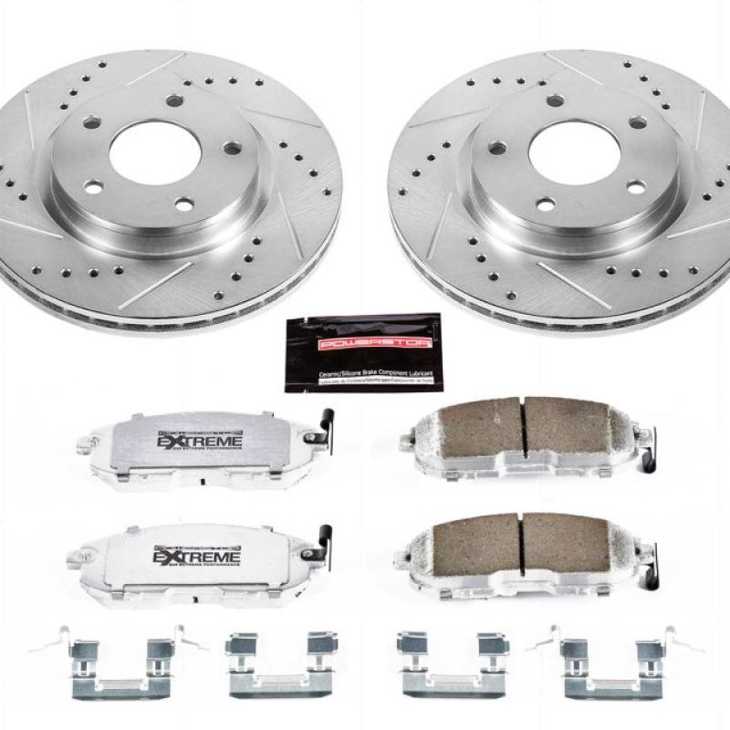 PSB Z26 Street Warrior Kit - Power Stop 13-18 Nissan Sentra Front Z26 Street Warrior Brake Kit