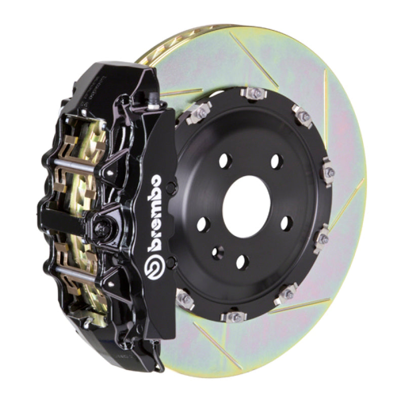 BRB Big Brake Kits - Brembo 12-14 CLS350 Front GT BBK 6 Piston Cast 380x34 2pc Rotor Slotted Type-1-Black