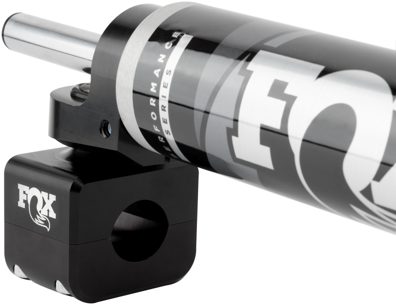 FOX 2.0 Perf Steer Stabilizer - Fox 2017+ Ford Superduty 2.0 Perf Series 8.1in. TS Stabilizer Steering Damper 1-1/8 in Tie Rod