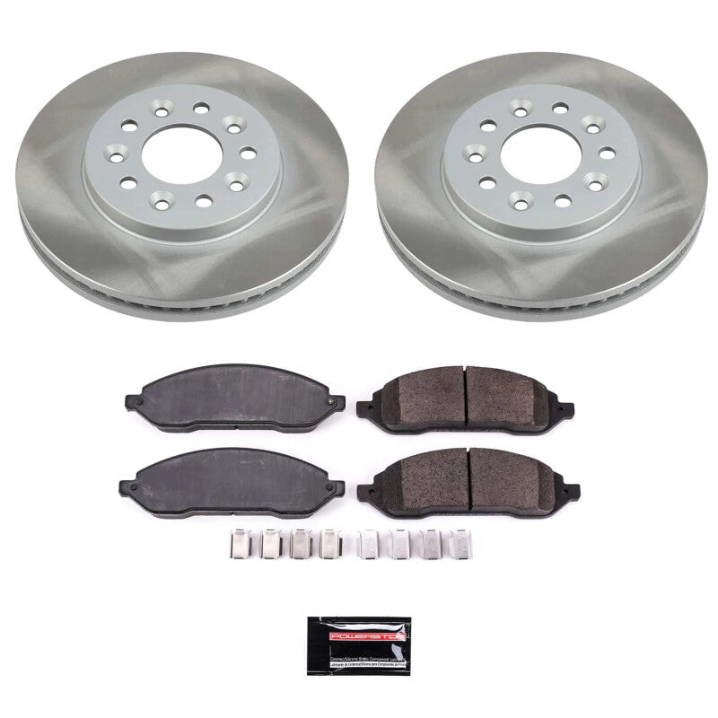 PSB Semi-Coated Rotor Kits - Power Stop 04-07 Mercury Monterey Front Semi-Coated Rotor Kit