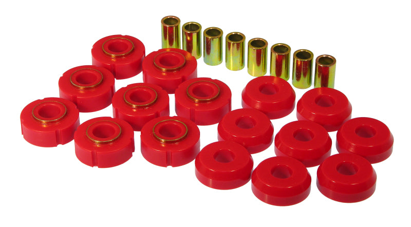 PRO Body/Subframe Bush - Red - Prothane 72-81 International Scout II Body Mounts - Red