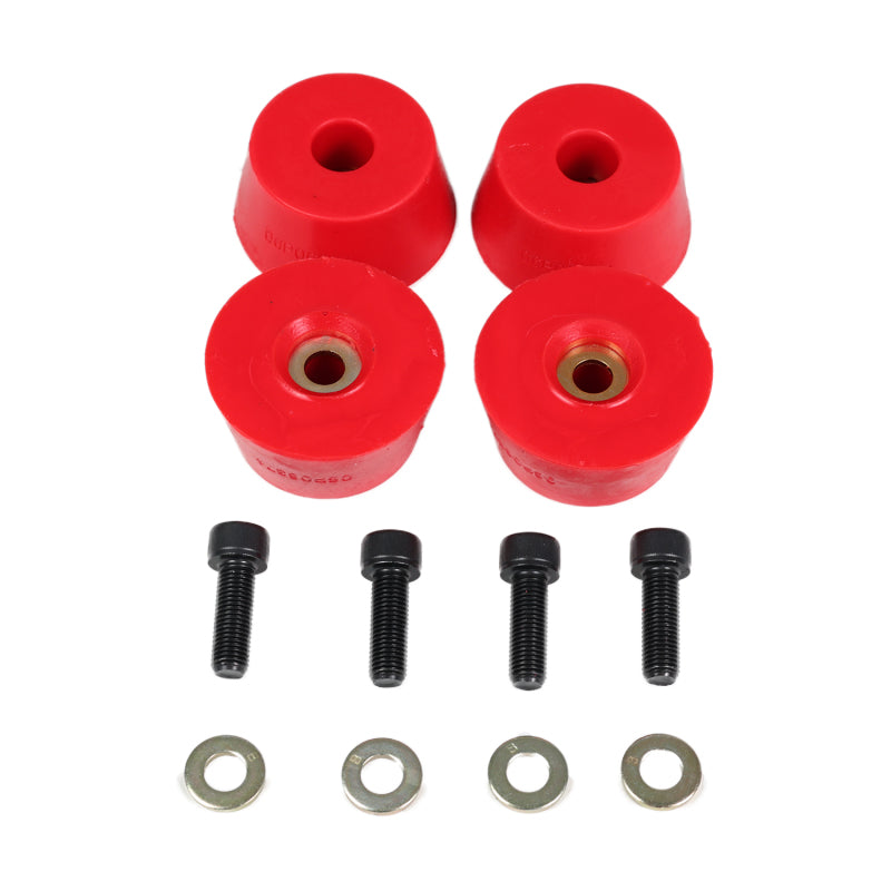 ES Bump Stops - Red - Energy Suspension 96-02 Toyota 4Runner Front Hyper Flex Red Bump Stop Set
