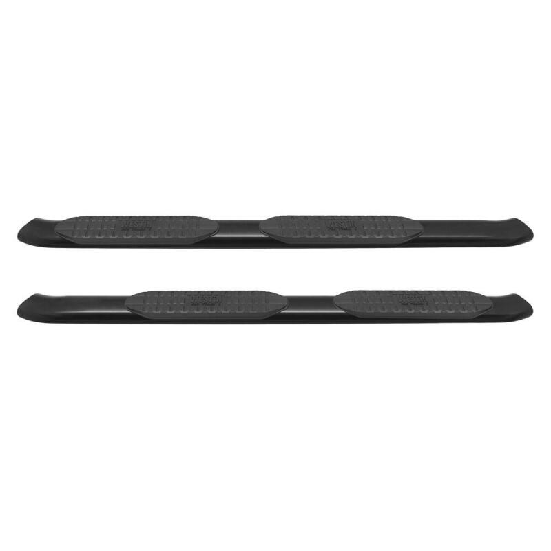 WES Nerf Bars - PRO TRAXX 5 - Westin 18-20 Jeep Wrangler JL Unlimited 4DR PRO TRAXX 5 Oval Nerf Step Bars - Textured Black