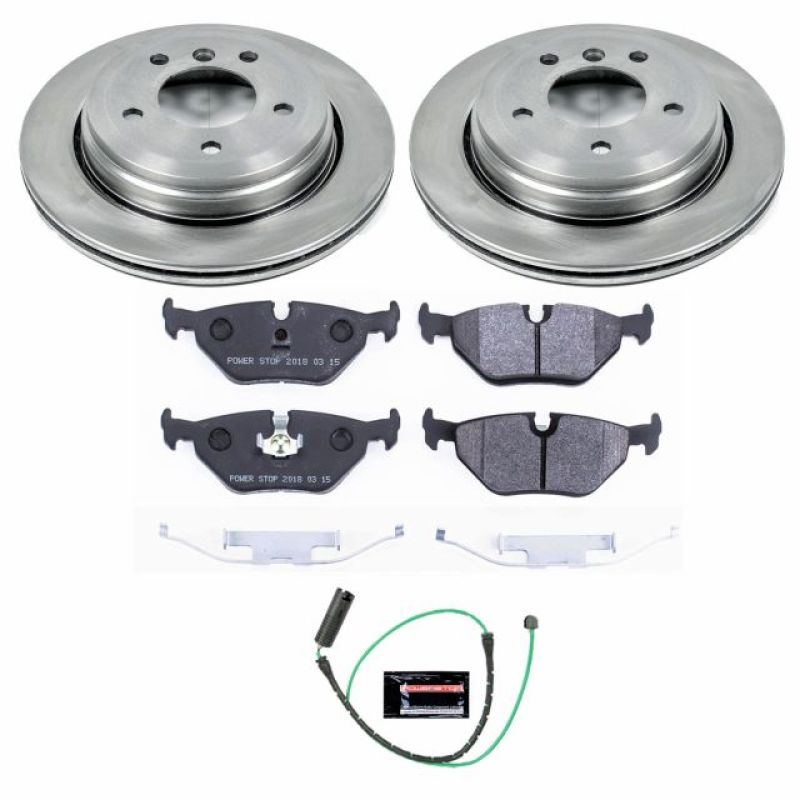 PSB Track Day SPEC Kit - Power Stop 01-05 BMW 325xi Rear Track Day SPEC Brake Kit