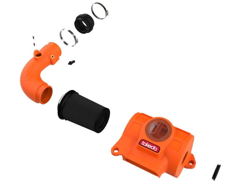 AFE Takeda Momentum Intake - aFe 22-23 Toyota GR86 / Subaru BRZ Takeda Momentum Pro 5R Orange Edition Cold Air Intake System