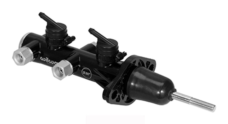 WIL Master Cylinder - Wilwood Tandem Remote 1in Diameter Master Cylinder - Black