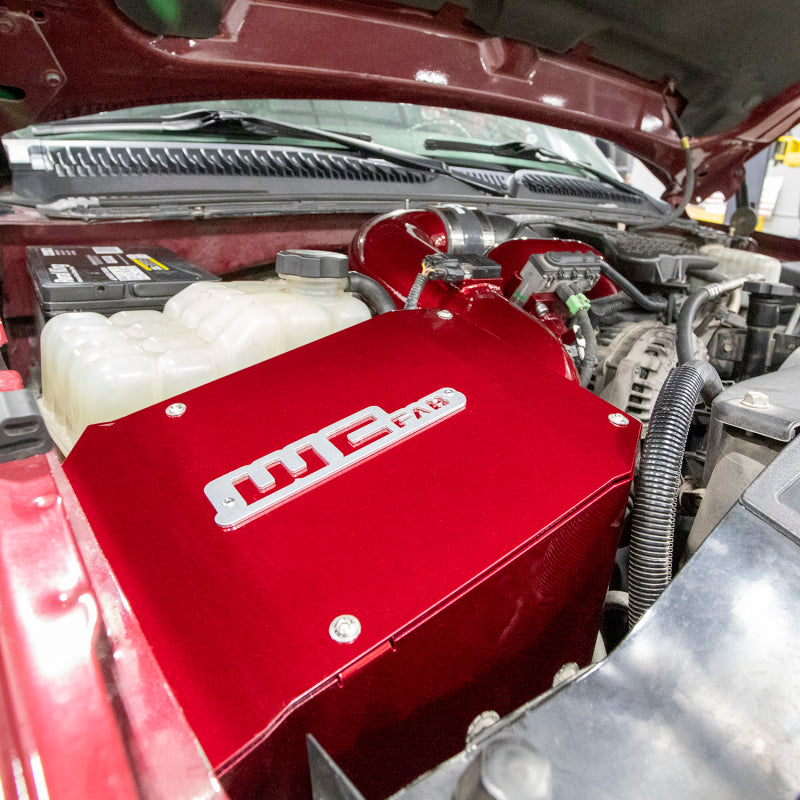 WCF Intake Kit - Wehrli 06-07 Duramax LBZ 4in Intake Kit w/ Air Box - Chevy Orange