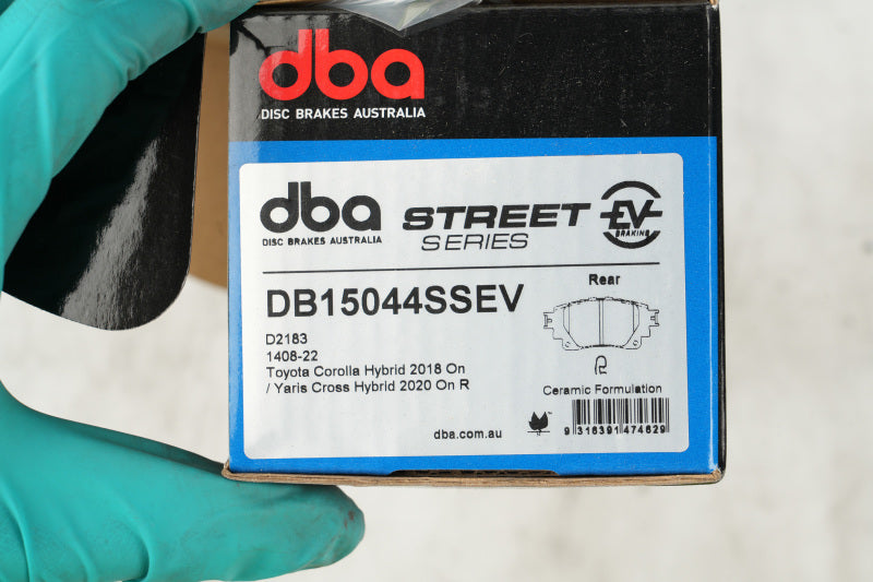 DBA Street Series Brake Pads - DBA 20-22 Toyota Corolla Hatchback Rear SSEV Street Series Brake Pads