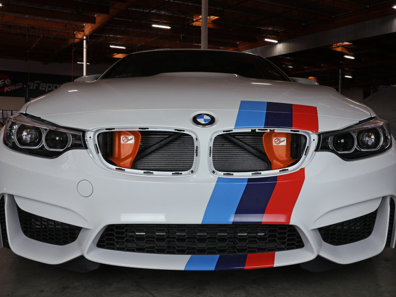 AFE Air Scoops - aFe Magnum FORCE Dynamic Air Scoop 15-18 BMW M3/15-20 M4 - Orange
