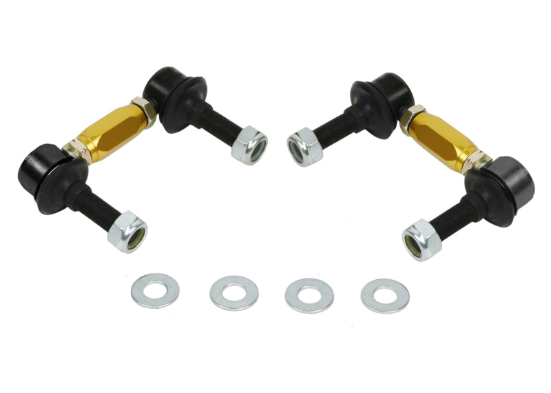 WL Sway Bar Links - Whiteline Universal Sway Bar Link Assembly Heavy Duty Adjustable Ball/Ball Style