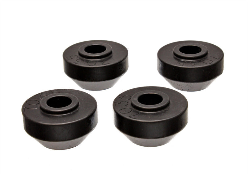 ES Strut Bushings - Black - Energy Suspension Dodge Van Strut Rod Bushings - Black