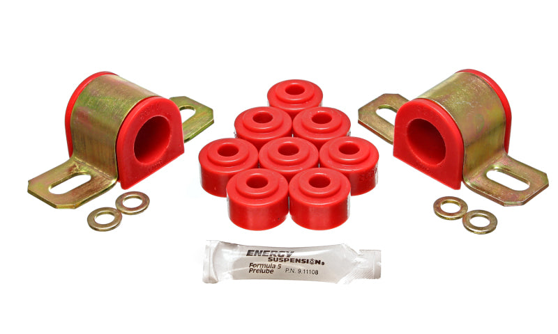 ES Sway Bar Bushings - Red - Energy Suspension GM Rear Sway Bar Set Dually - Red