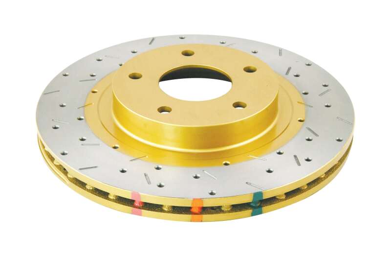 DBA 4000 Slot&Drill Rotors - DBA 03-05 350Z / 03-04 G35 / 03-05 G35X Front Drilled & Slotted 4000 Series Rotor