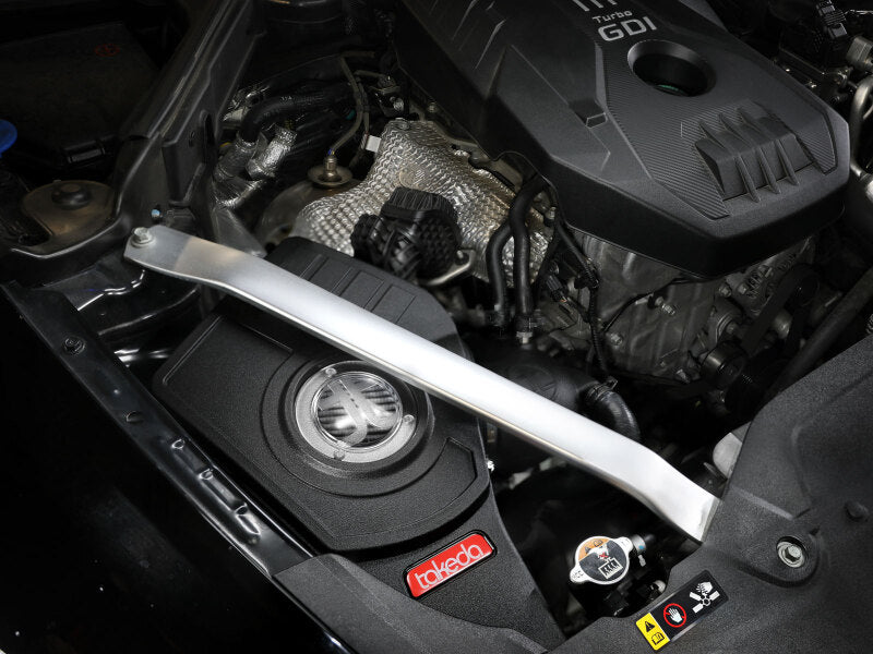 AFE Takeda Momentum Intake - aFe 18-21 Kia Stinger L4 2.0L Takeda Momentum Cold Air Intake System w/ Pro DRY S Filter