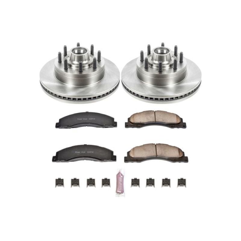 PSB Autospecialty Rotor - Power Stop 17-18 Ford E-450 Super Duty Front Autospecialty Brake Kit