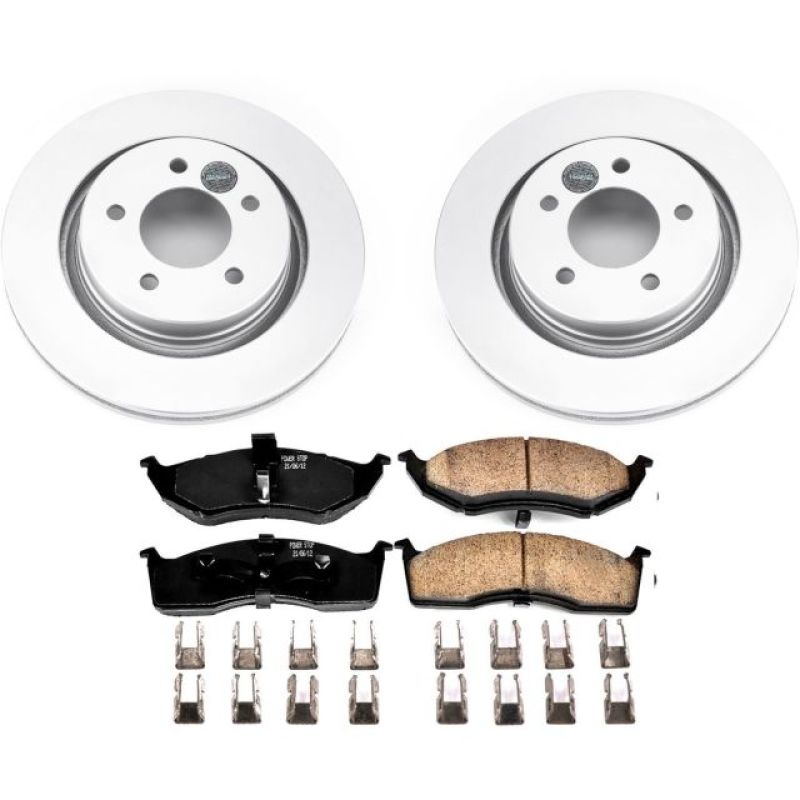 PSB Z17 Evolution Coated Kit - Power Stop 00-04 Chrysler Concorde Front Z17 Evolution Geomet Coated Brake Kit