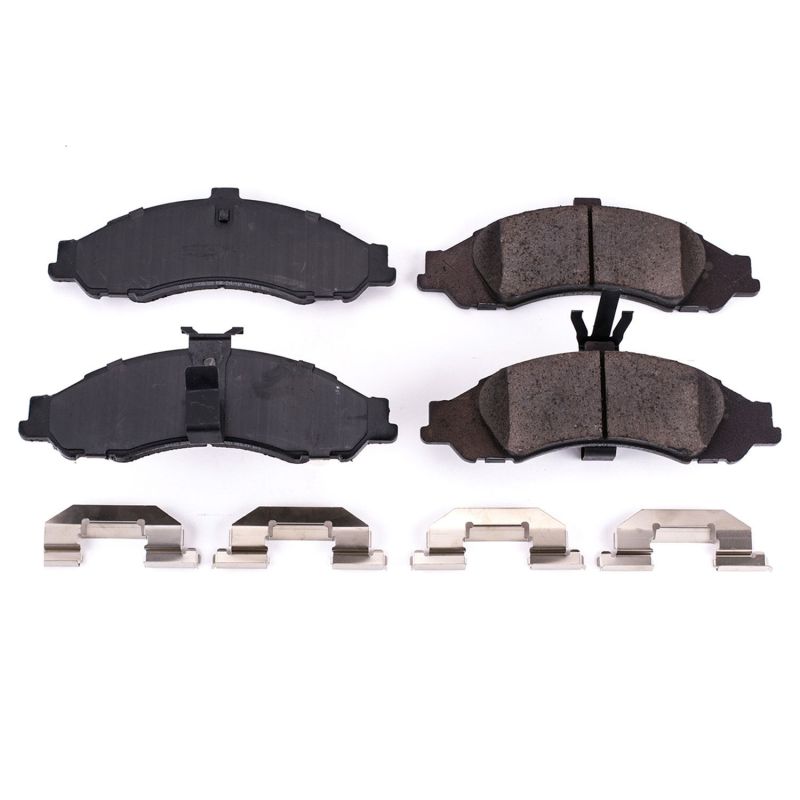 PSB Z17 Evolution Brake Pads - Power Stop 2004 Pontiac GTO Front Z17 Evolution Ceramic Brake Pads w/Hardware