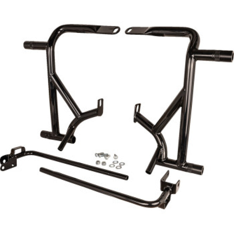BUR Brawler Kits - Burly Brand  14-Up Touring Brawler Kit Front and Rear - Black