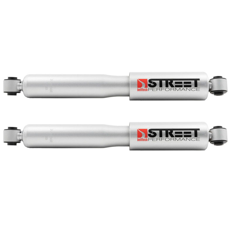 BT Lowering Kit w Shocks - Belltech LOWERING KIT 2019+ GM Silverado/Sierra 1500 2WD/4WD -2-4in F / -4in R w/ Street Perf Shocks