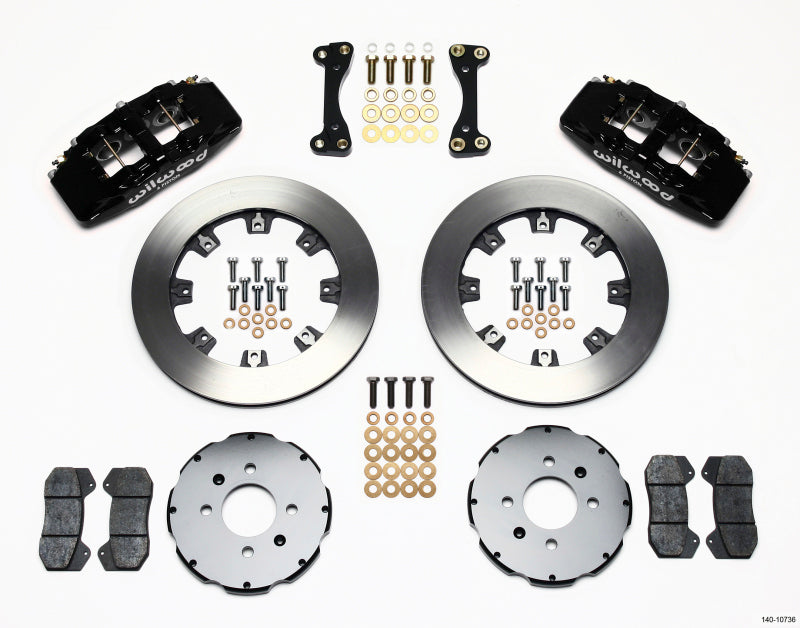 WIL Dynapro Brake Kit - Wilwood Dynapro 6 Front Hat Kit 12.19in 90-99 Civic w/240 mm Disc