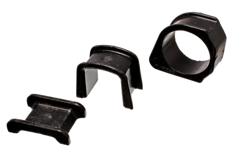 ES Steering Rack Bush - Black - Energy Suspension Ford Escort Rack Bushing Set - Black
