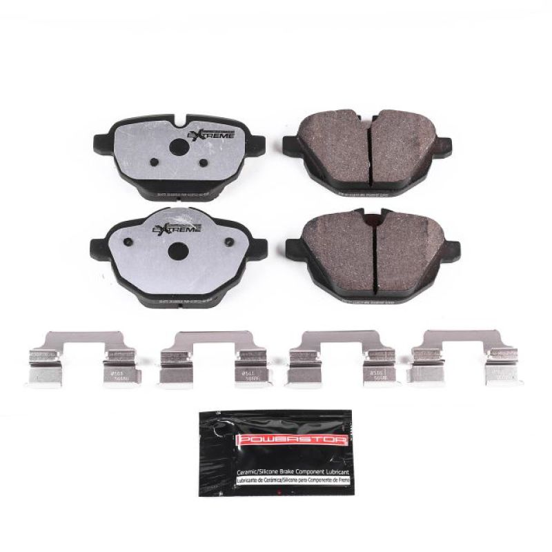 PSB Z26 Extreme Brake Pads - Power Stop 11-16 BMW 528i Rear Z26 Extreme Street Brake Pads w/Hardware