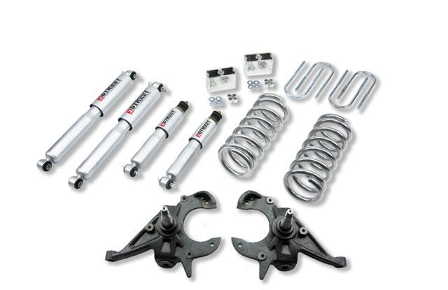 BT Lower Kit w SP Shocks - Belltech LOWERING KIT WITH SP SHOCKS