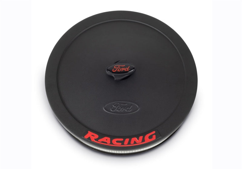 FR Air Cleaners - Ford Racing Air Cleaner Kit - Black Crinkle Finish w/ Red Emblem
