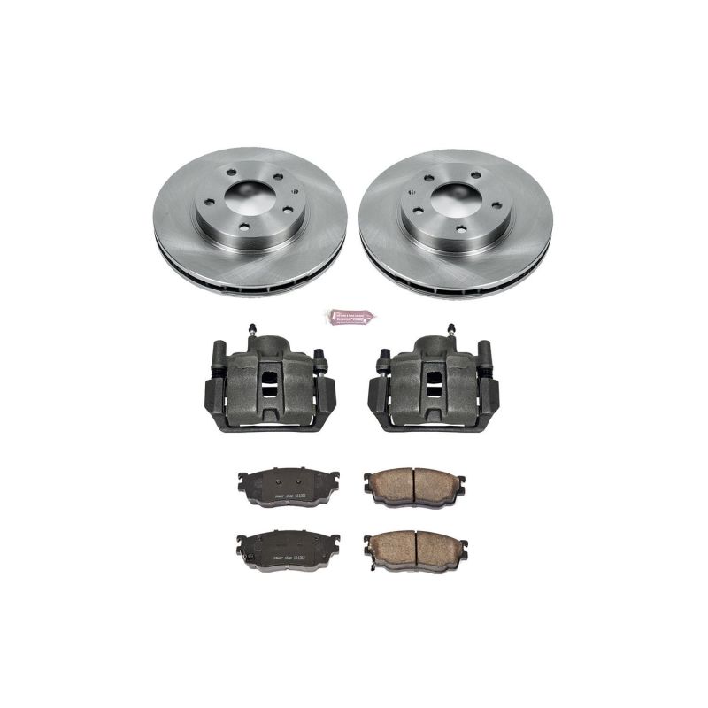 PSB Autospecialty Kit w/Cals - Power Stop 98-02 Mazda 626 Front Autospecialty Brake Kit w/Calipers