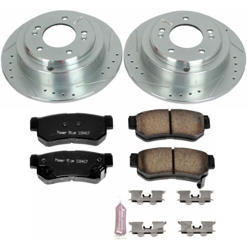 PSB Z23 Evolution Kit - Power Stop 04-06 Kia Amanti Rear Z23 Evolution Sport Brake Kit