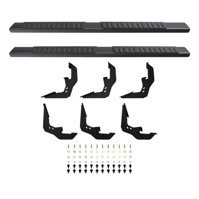 WES Nerf Bars - R7 - Westin 2019 Chevrolet Silverado/Sierra 1500 Crew Cab R7 Nerf Step Bars - Black