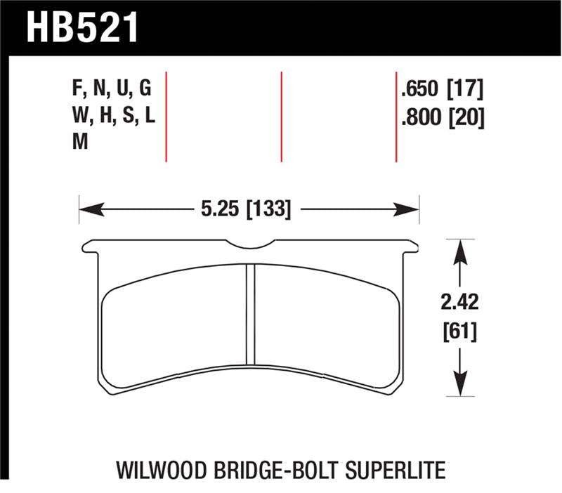 HAWK HPS Brake Pad Sets - Hawk HPS Street Brake Pads