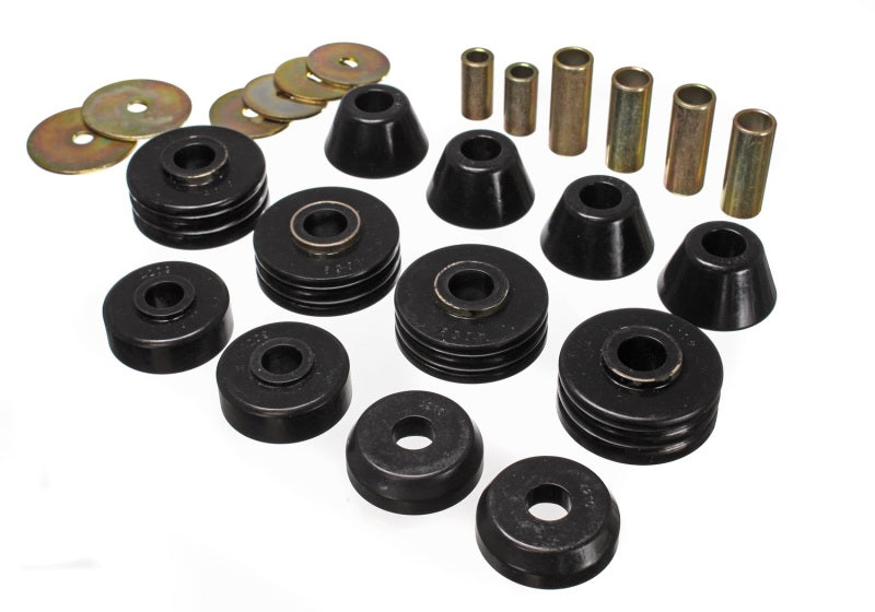 ES Body Mounts - Black - Energy Suspension GM Cab Mount Set - Black