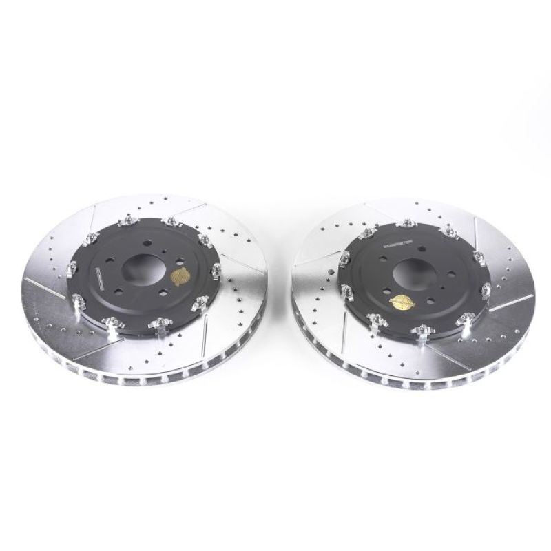 PSB Evolution Drill/Slot Rotor - Power Stop 09-11 Nissan GT-R Front Evolution Drilled & Slotted Rotors - Pair